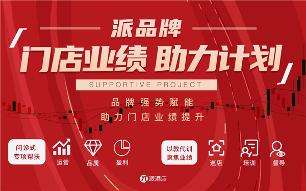 品牌强势赋能！派酒店启动“门店业绩助力计划”